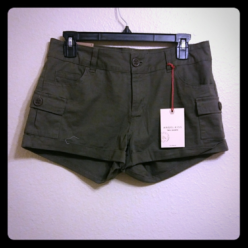 Twill women summer shorts